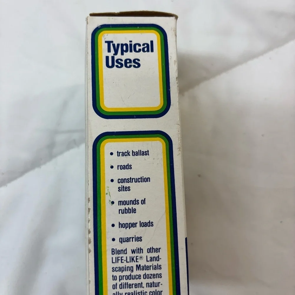 LIFE-LIKE 1104 LANDSCAPE MATERIAL BALLAST, 15 OZ, OPENED PACKAGE